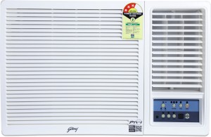 Godrej Turbo Mode 2023 Model 1.5 Ton 3 Star Window Inverter Anti-Dust Filter with Anti-Freeze Thermostat AC  - White
