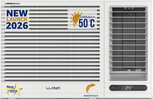 Lloyd 2026 Model 1.5 Ton 3 Star Window Fixed Speed AC