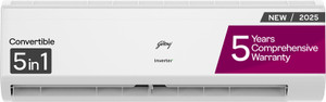 Godrej 5-In-1 Convertible Cooling 2 Ton 3 Star Split Inverter With Heavy Duty Cooling at Extreme Temperature AC  - White