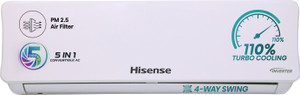 Hisense 2025 Model 1.5 Ton 5 Star Split Inverter with Wi-fi AC