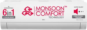 LG AI Convertible 6-in-1 Cooling 2024 Model 2 Ton 3 Star Split Dual Inverter 4 Way Swing, HD Filter with Anti-Virus Protection,VIRAAT Mode & ADC Sensor AC  - White