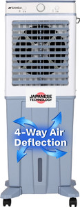 Sansui 65 L Tower Air Cooler Water Level Display, High Grade HoneyComb Cooling Pads