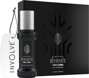 इनवॉल्व एलिमेंट्स प्रो सिल्वर स्पार्कल कार फ्रेशनर