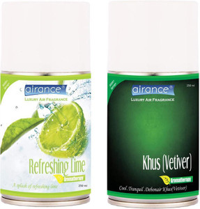 Airance Vetiver, Lemon Spray, Automatic Spray, Refill Automatic room Freshner Refill