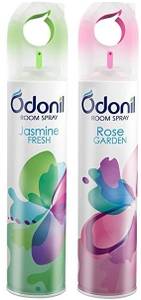 Odonil Room Spray Jasmine & Rose Air Freshener Fragrance for Home & Office-2pk Spray Room Spray Jasmine & Rose Air Freshener Fragrance for Home & Offi