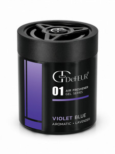 DeFEUR Violet Blue, 120g Leakproof Car Perfume Gel, Lavender-Inspired Aroma Car Freshener Diffuser Car Air Freshener for Dashboard, SUV & Sedan