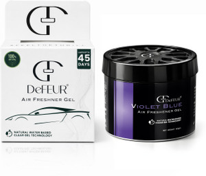 DeFEUR Violet Blue, 120g Leakproof Car Perfume Gel, Lavender-Inspired Aroma Car Freshener Diffuser Car Air Freshener for Dashboard, SUV & Sedan