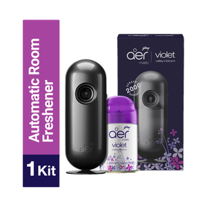 Godrej Aer Matic Room Freshener - Violet Valley Bloom Automatic Spray Matic Combi