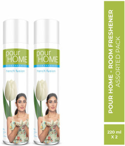 POUR HOME Room Freshener French Fusion 270 Ml (Pack of 2) Spray