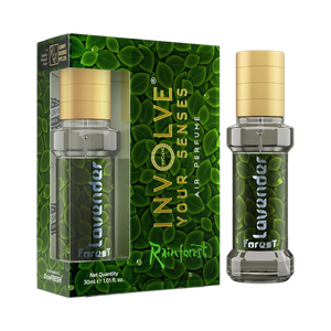 Involve Rainforest Lavender Spray Car Air Perfume | Car Freshener Spray Fine Fragrance Car Scent Air Freshener | Car accessories interior | Long-lasting fragrance | Car perfume (30 ml)