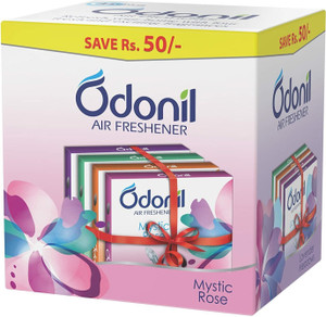 Odonil Jasmine Fresh, Lavender, Rose, Sandal Blocks Super Saver Combo Of Fragrance(72*4)