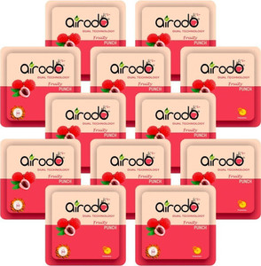 AIRODO Air Freshener Fruit Punch Pocket Gel (Pack Of - 12) Blocks Air Freshener Fruit Punch Pocket Gel (Pack Of - 12)