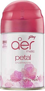 Godrej ROSE Car Freshener Refill, Spray aer Matic Petal Crush Pink Riifil