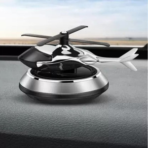 SRPHERE Solar Power Car Dashboard Helicopter Decoration With Perfume Car Freshener Diffuser Power Car Dashboard Helicopter Decoration With Perfume