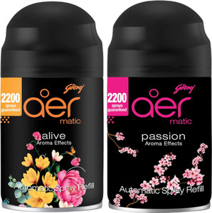 Godrej Aer ALIVE, PASSION Car Freshener Refill 225ml - Image 1