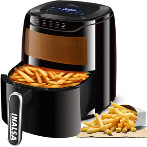 Inalsa Tasty Fry DW 4.2 ltrs | Visible Window | 1400W Quick Heat Technology | Digital Air Fryer