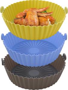 ABlue Clipper Silicone Air Fryer Liner, Nonstick,Heat Resistant for Air Fryer, Oven, Microwave Air Fryer