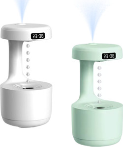 Elevea Buy 1 Get 1 Anti-Gravity Water Drop USB Plug Air Humidifier - 15 Years Warranty Room Air Purifier