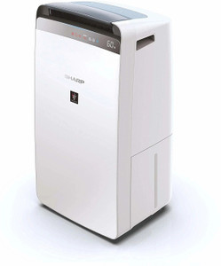 Sharp Air Purifier & Dehumidifier for Homes, Rooms, Offices | Awarded Plasmacluster Tech. | True HEPA H14 (in E1822 type) & Activated Carbon Filter | Auto Dehumidification | PM2.5 Indicator | Model: DW-J20FM-W Portable Room Air Purifier