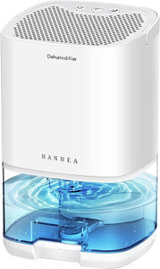 HANNEA Dehumidifier with 350ML Capacity for Room Moisture Removal for Spaces 50 to 280 Portable Room Air Purifier
