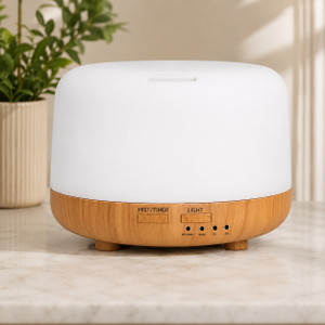 LUPPRA AromaMist 500 – Ultrasonic Aroma Diffuser & Humidifier with LED Night Light Portable Room Air Purifier