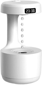 Tusail Anti-Gravity Water Drop Humidifier Design With Sound & 24Hrs Led Display Portable Room Air Purifier