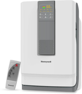 Honeywell Air Touch V4 Air Purifier with H13 HEPA, Anti-Bacterial Filter, UV-C LED & Ionizer 5 Stage Filtration, Covers 543 sq.ft, UV LED & Ionizer, Anti-Bacterial, Activated Carbon & H13 HEPA Filter, Removes 99.99% Pollutants & Micro Allergens Portable Room Air Purifier