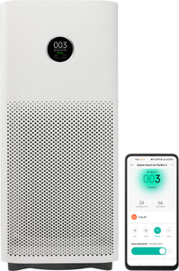 Mi AC-M16-SC AP4 Smart - Portable Air Purifier, Triple Layer Filter & Negative Ionizer, Negative Air Ionizer, True HEPA Filter, traps 99.99% Viruses, covers up to 516 Sq Ft., Fast Purification in 7 Mins, Smart App Control, Alexa and GA Room Air Purifier