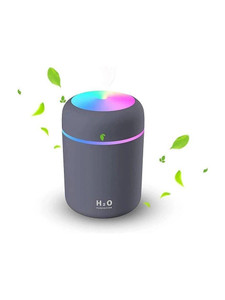 sanbhav Colorful Cool Mist Mini Humidifier – USB Powered for Bedroom, Office & Car Use Portable Room Air Purifier