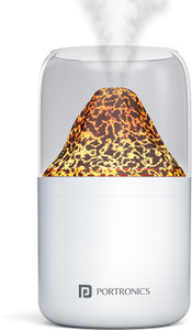 Portronics Magma 2-in-1 Water Mist Humidifier & Night Lamp (300ml, Type-C) Portable Room Air Purifier