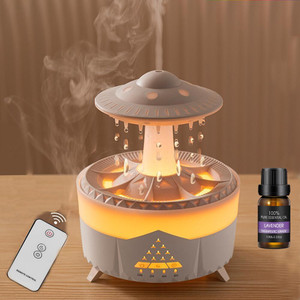 DOCOSS CloudRain Aroma Diffuser for Home Electric & Humidifier Oil Diffuser with Remote Portable Room Air Purifier