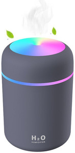 PALAY 300mL Mini Silent Humidifier for Household Car Humidifier with Atmosphere Light Portable Room Air Purifier