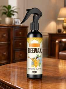 Clear XL Beeswax Furniture Polish Spray Wood Cleaner & Shine Restorer PACK 1