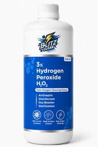 BLITZ CLEAN Hydrogen Peroxide Solution 3%, Antiseptic, Multi Surface Disinfectant Cleaner