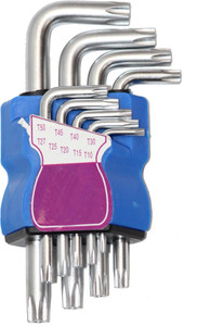 Digital Craft 9Pcs L Type Screwdriver Double-End Wrench Set Allen