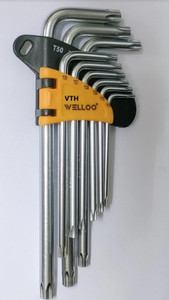 てゅえる？ VTH Wello 9pcs Torx Hex Allen Key Set HKS2009M Allen Key Set Price