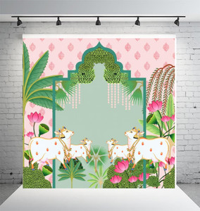 BHURIYA Decorative Backdrop Cloth | Taiwan 5*7 FT Altar Cloth