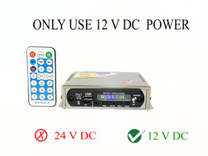 HSNAKE 12V mp3 player BOX with FM,AUX,USB,BLUETOOTH,SD-MMC, 20 W AV Power Amplifier