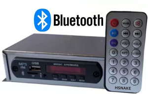 HSNAKE single 4440 IC Mini Mp3 Car Stereo USB/Bluetooth/FM/Remote Control Car Stereo 150 W AV Control Amplifier