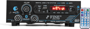 FINE Black IPL AMPLIFIER Multimedia Player with Bluetooth,Aux,FM Radio 150 W AV Power Amplifier