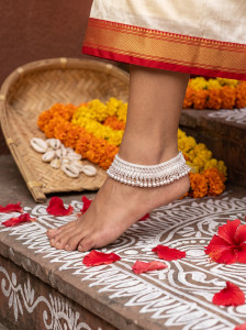 TAMMA FASHION HEAVY GHUNGHARU PAYAL WITH SOUND PAIR OF ONE. Alloy Anklet