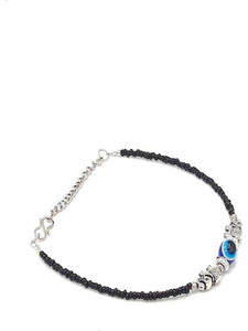 SHAH ENTERPRISES Antique Evil Eye with Elephant Anklet for Girls & womens Single leg Alloy Anklet
