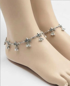 Siddh Silver Anklet Daily Wear for Women - Image 4