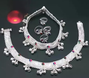 सोनू सिलेक्ट Women Anklets & Toe Rings Silver Payal एलॉय टो पायल