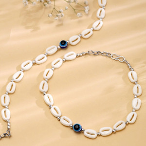FiftyOne Hub evil eye anklet and evil eye anklet (kodi anklet) Alloy Anklet