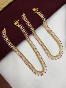 RUDRA WORLD GOLD PLATED ANKLET Alloy Anklet