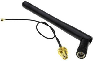 Olnexus 3DBI WIRELESS ANTENNA WITH 15CM UFL TO SMA FEMALE WIRE- WiFi Wireless Gain Antenna Amplifier
