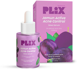 द प्लांट फिक्स प्लिक्स 2% Salicylic Acid Jamun Acne Control Dewy Serum for & Dark Spot Reduction