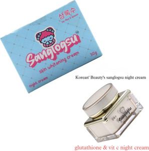 Sanglogsu Korean Glutathione Night whitening Cream Minimizes Spots Price in  India