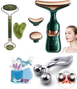 FLYDER 3in1 Face Massager, Jade Roller, Ice Roller - Image 6